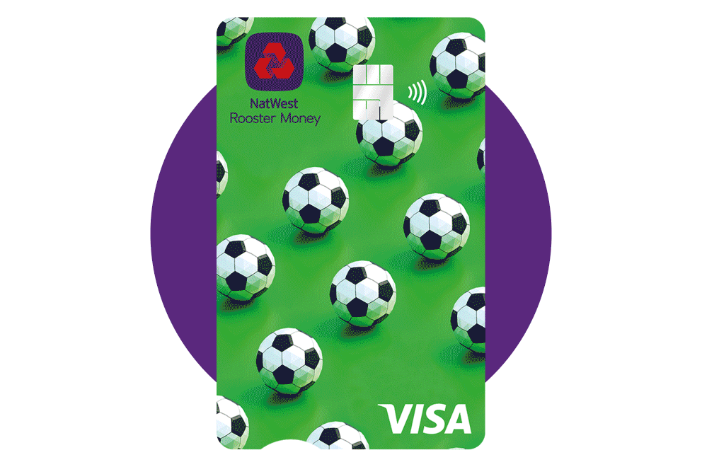 NatWest Rooster Money creative card design GIF